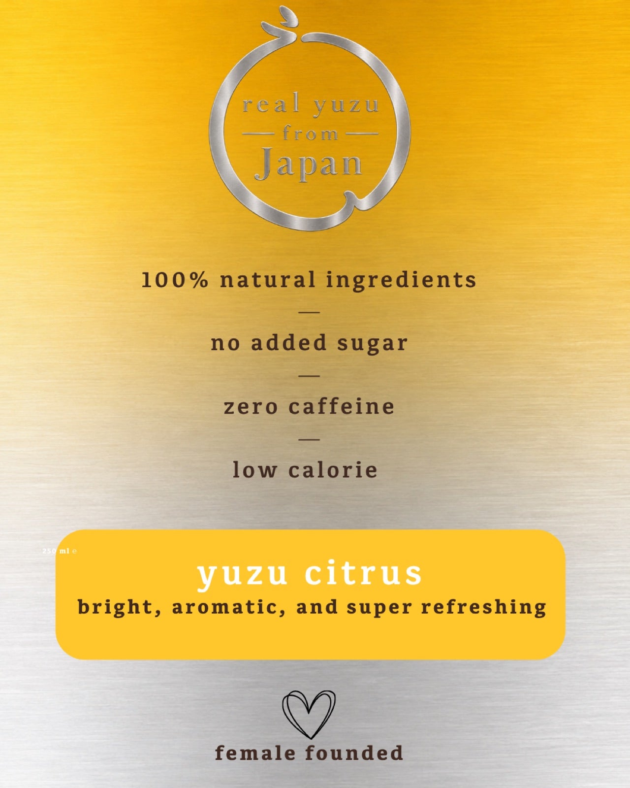 YUZAURA zero-sugar sparkling yuzu drink lifestyle image